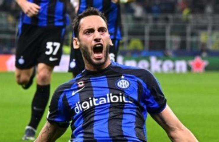 Calhanoglu Inter-Barcellona voti tabellino