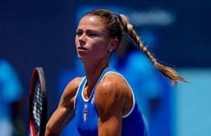 Camila Giorgi selfie sguardo