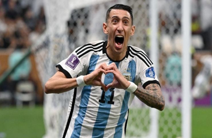 Angel Di Maria campione del mondo