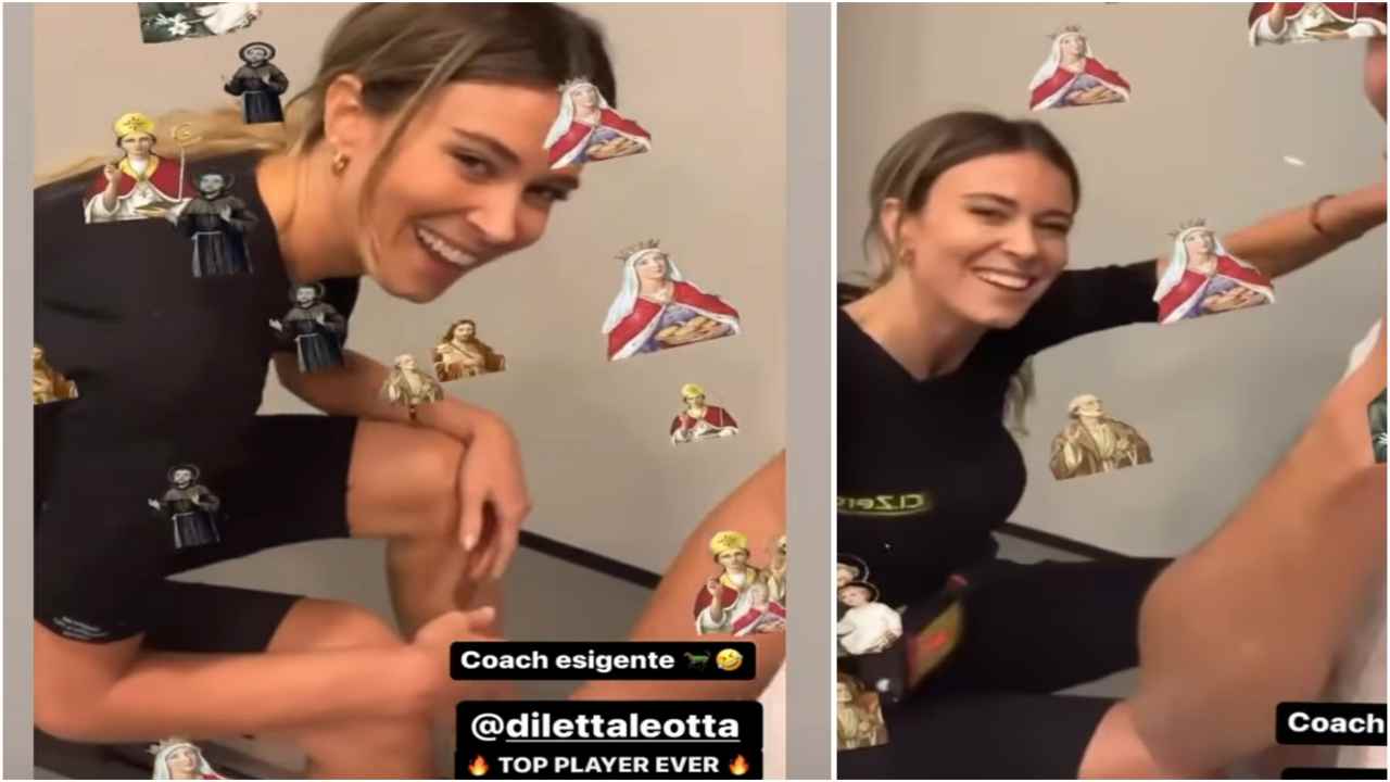 Diletta Leotta Allenamento