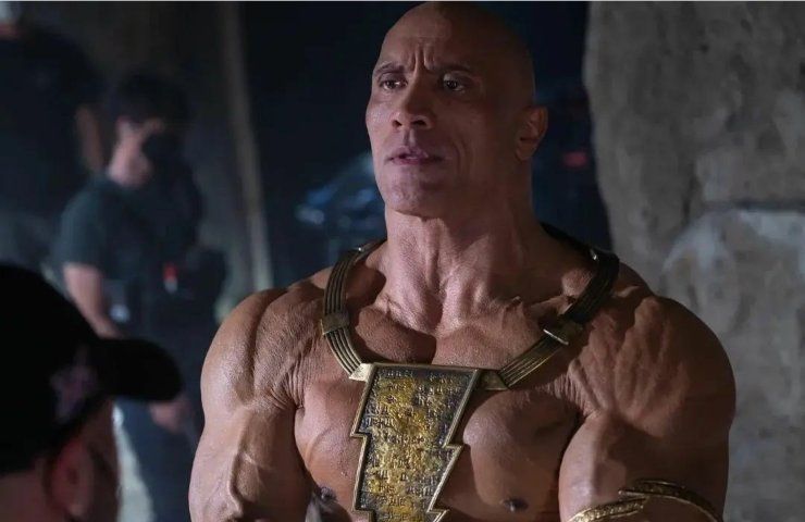 Dwayne Johnson Black Adam trasformazione