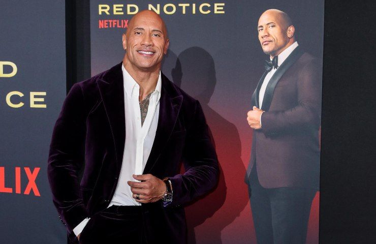 Dwayne Johnson allenamento