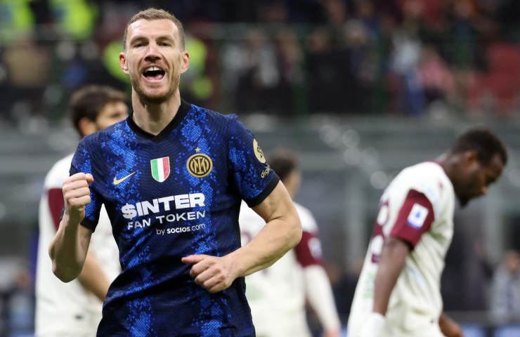 Edin Dzeko via Inter