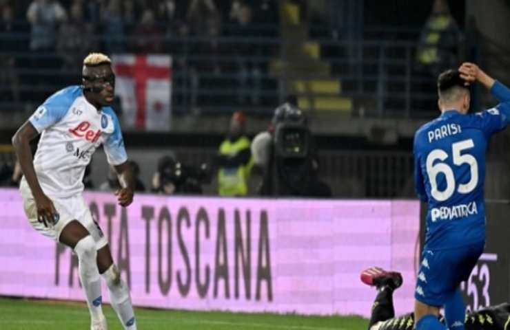 Osimhen Empoli-Napoli voti tabellino