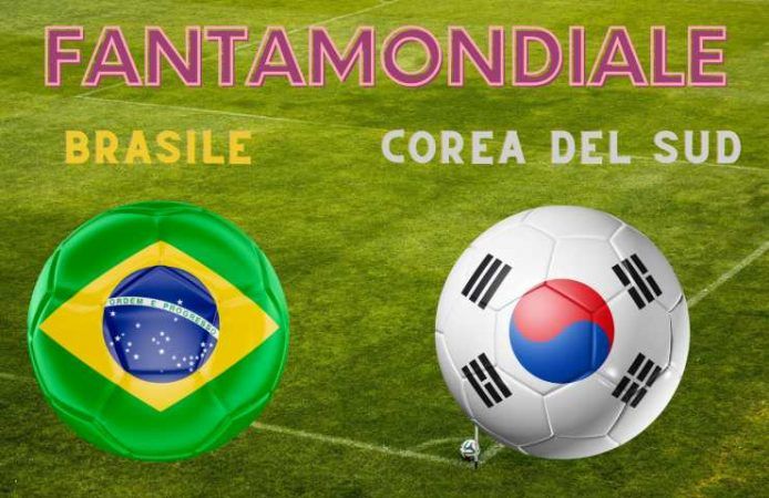 Fantamondiale Brasile Corea del Sud