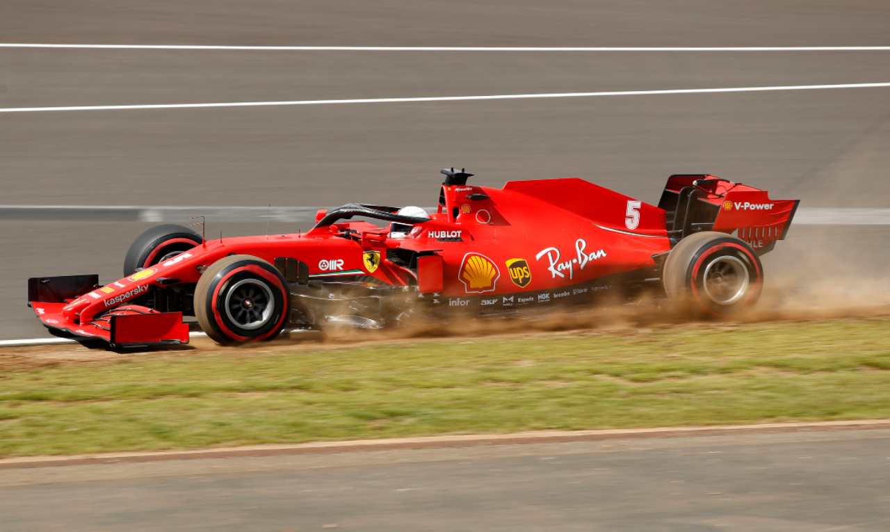 La Ferrari di Vettel