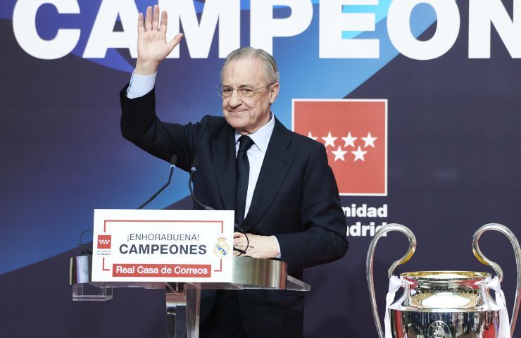 Florentino Perez Real Msdrid Bellingham ufficiale