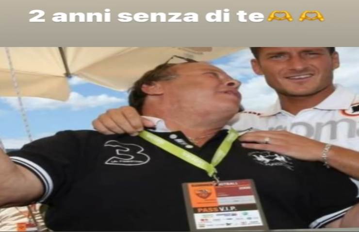 Francesco Totti ricordo papà