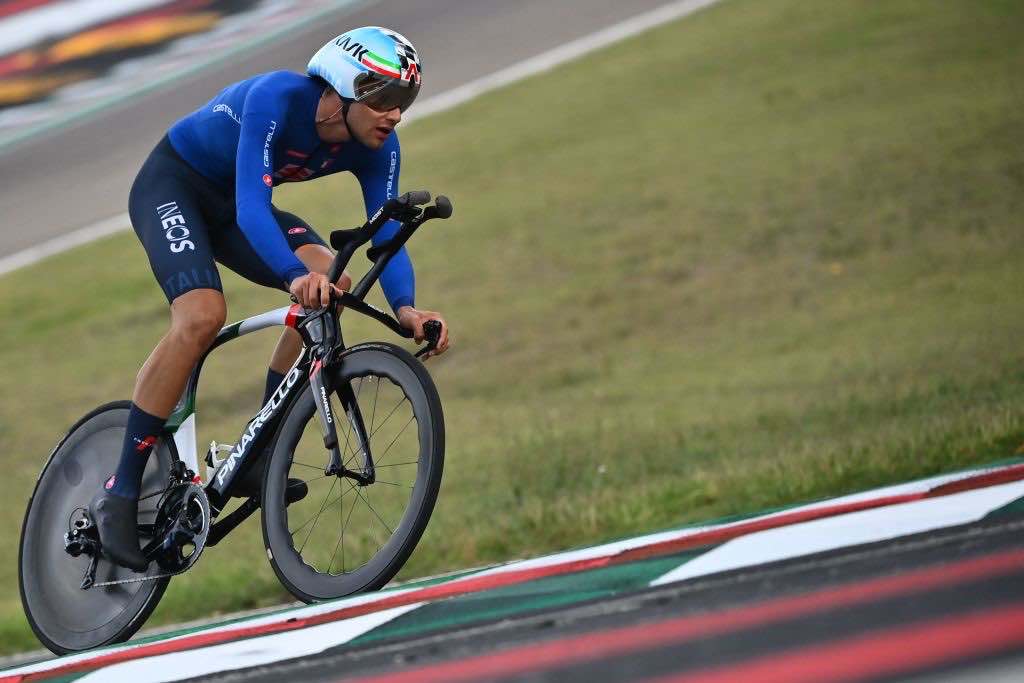 L'azzurro Ganna è il primo italiano Campione del mondo di Crono