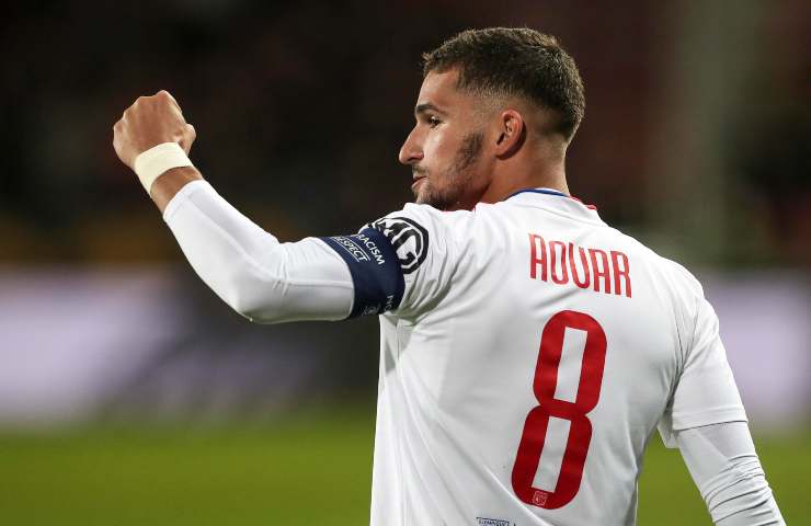 Calciomercato Roma Aouar Lione