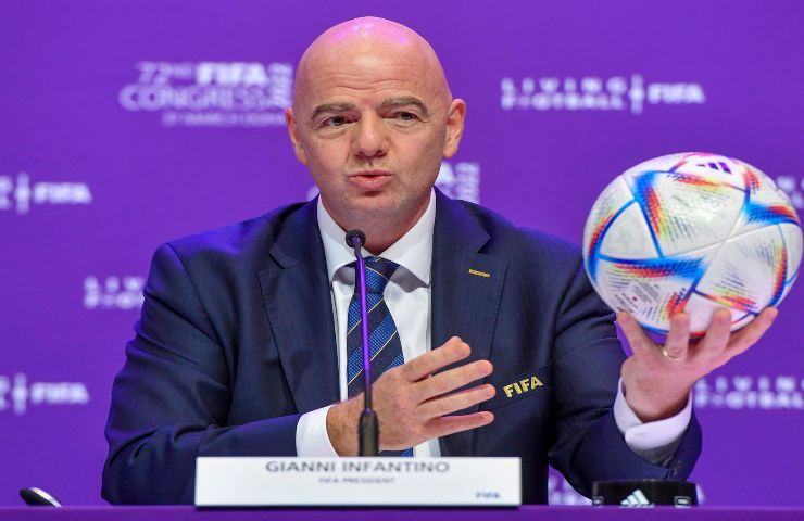 Sorteggio Qatar 2022 Gianni Infantino