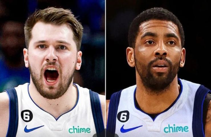 Kyrie Irving e Luka Doncic