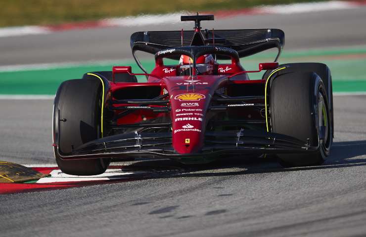 Test F1 Ferrari Leclerc