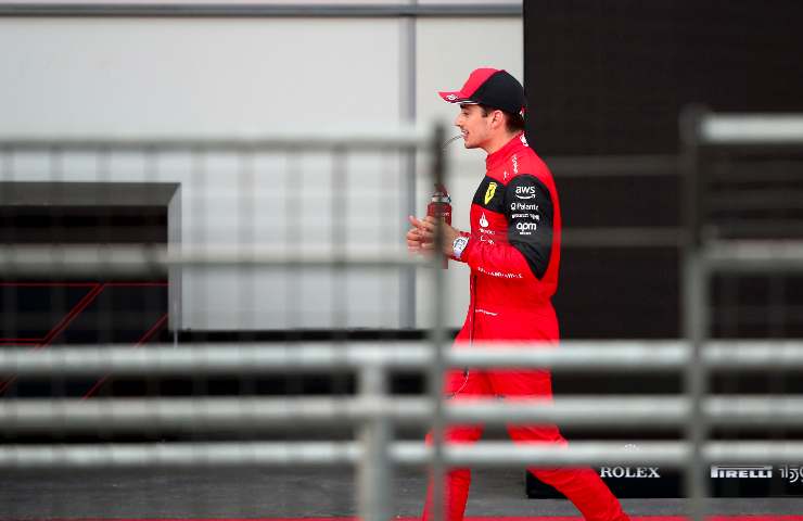 Formula 1 team Radio Leclerc