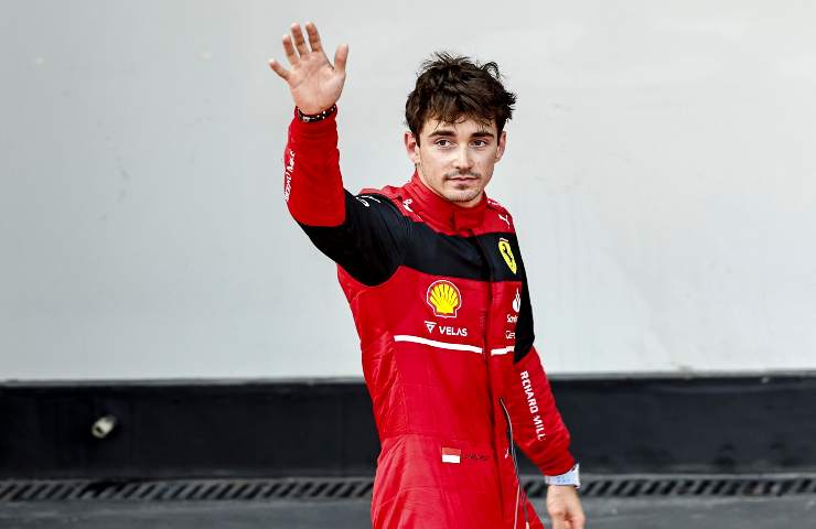 F1 disavventura Charles Leclerc