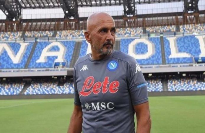 Luciano Spalletti cori Spezia-Napoli