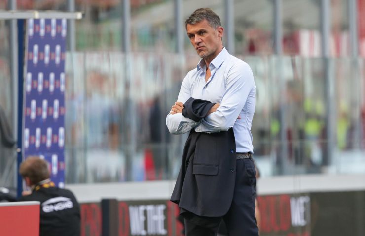 Maldini pensieroso Benitez Pioli 