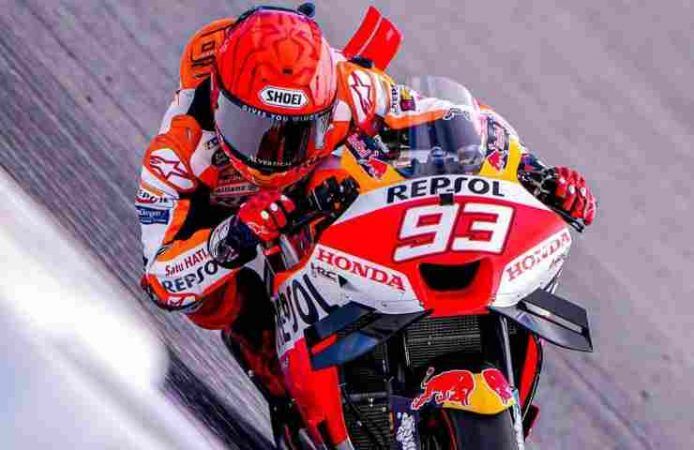 Marc Marquez punizione