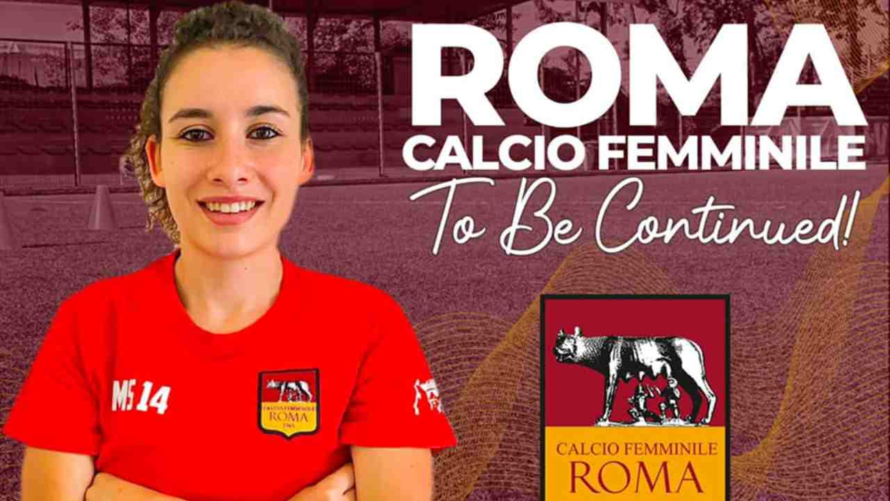 Martina Sclavo rinnova con la Roma Calcio Femminile