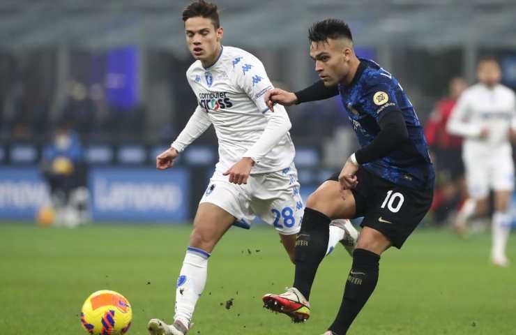 Inter Empoli pagelle tabellino coppa Italia