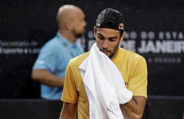 Matteo Berrettini infortunio