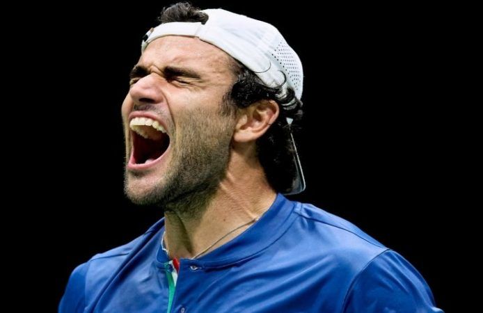 Matteo Berrettini infortunio rischio forfait Parigi Bercy