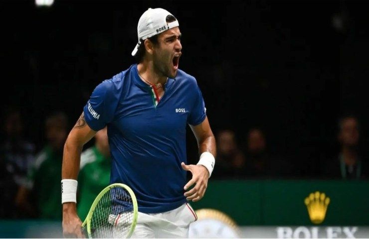 Berrettini miglior servizio Sinner