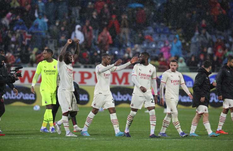 Milan esultanza gol