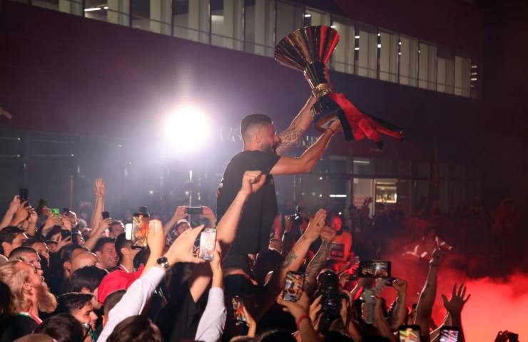 Milan festa scudetto 2022