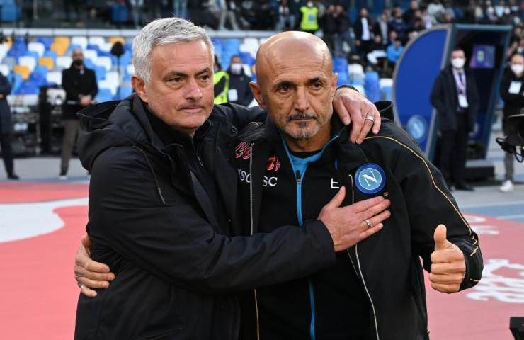 Napoli-Roma voti tabellino Mourinho Spalletti