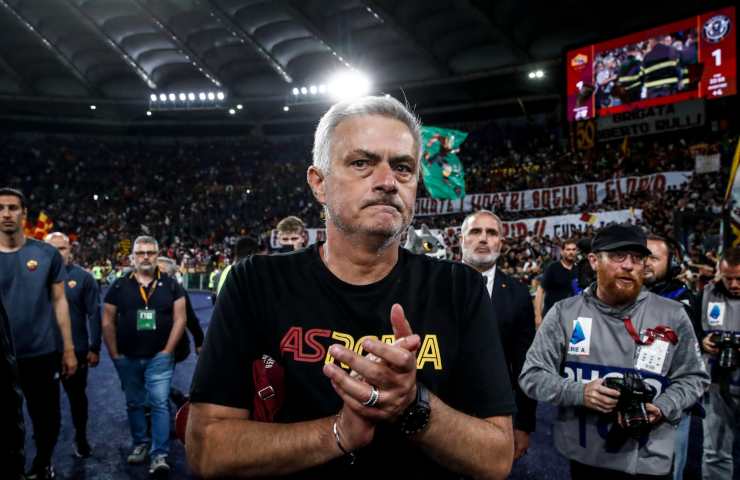 José Mourinho Salernitana-Roma