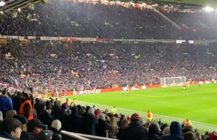 Old Trafford Manchester United video sconvolgente