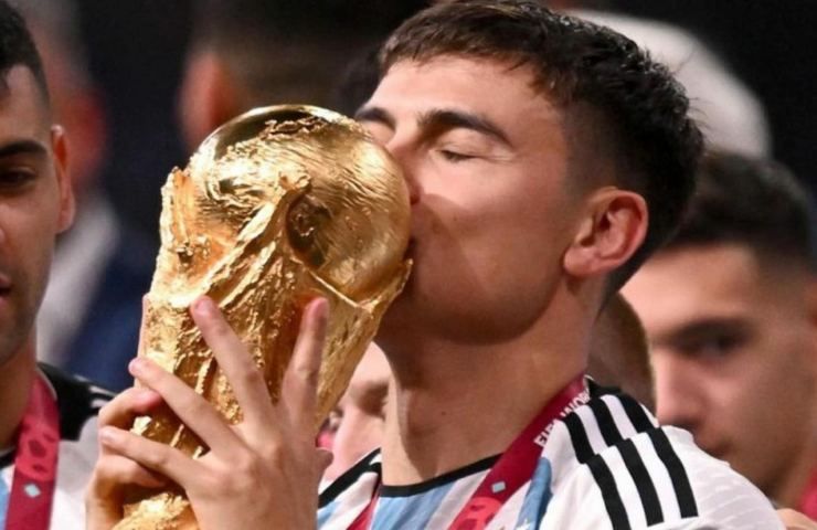 Paulo Dybala festeggiamenti mondiale