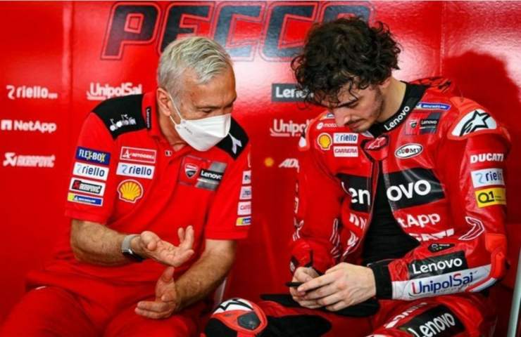 Ducati favorisce Bagnaia