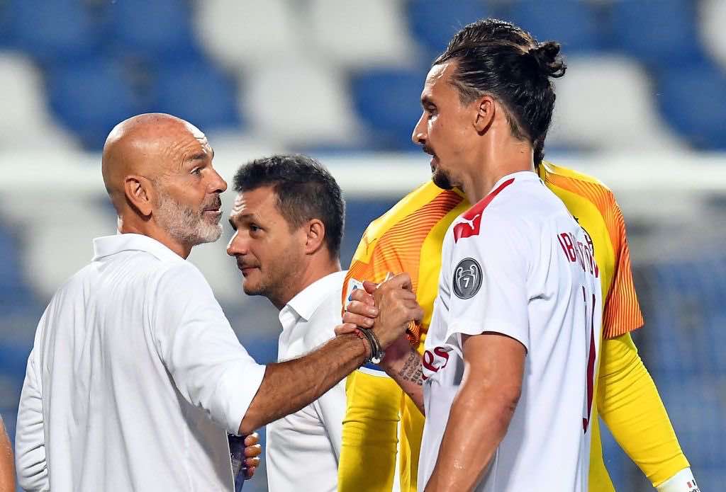 Pioli ed Ibrahimovic