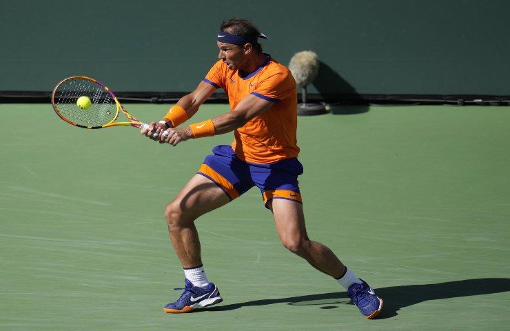 Nadal allenamento infortunio