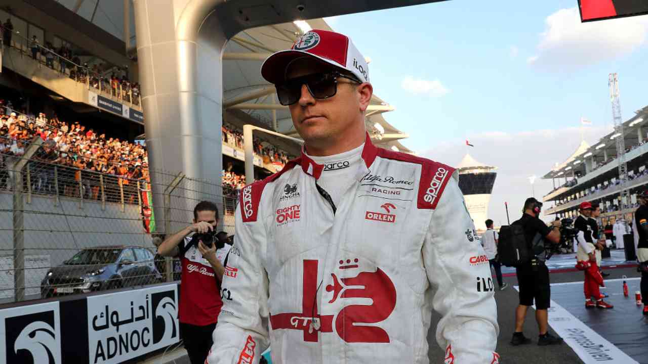 Kimi Raikkonen affossa Formula 1
