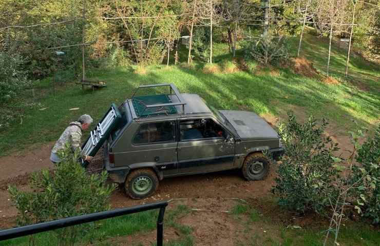 Roberto Baggio e la Panda 4x4