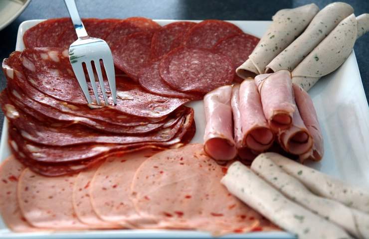 Salumi lista alimentazione