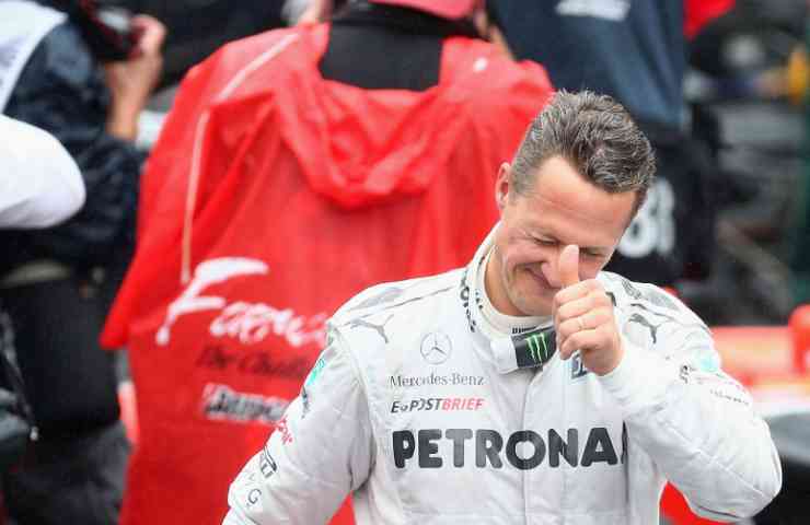 Michael Schumacher post da brividi