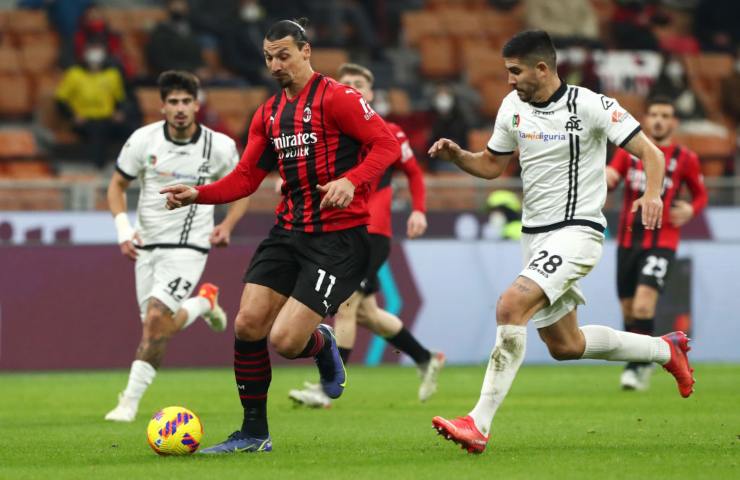 spezia milan serie a