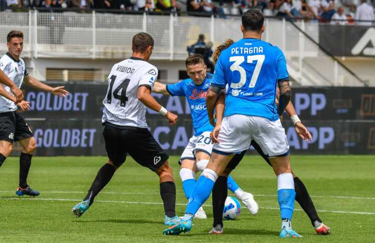 Spezia-Napoli tabellino pagelle