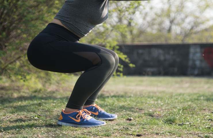 Squat allenamento gambe