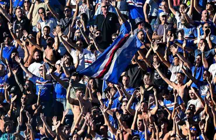 Sampdoria Ferrero insultato tribuna