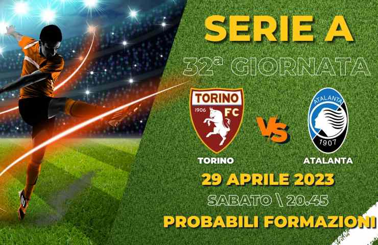 torino atalanta probabili formazioni