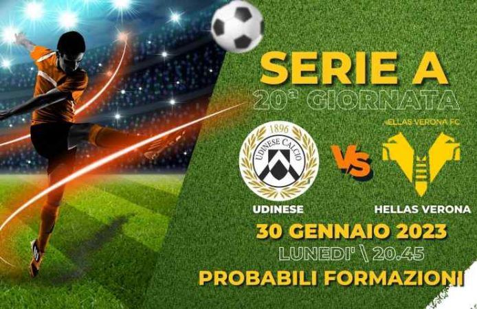 udinese hellas verona probabili formazioni