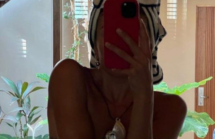 Valentina Muntoni selfie senza filtri braccio paradiso