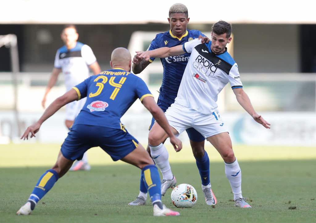 Verona -Atalanta 34^giornata serie A pareggio