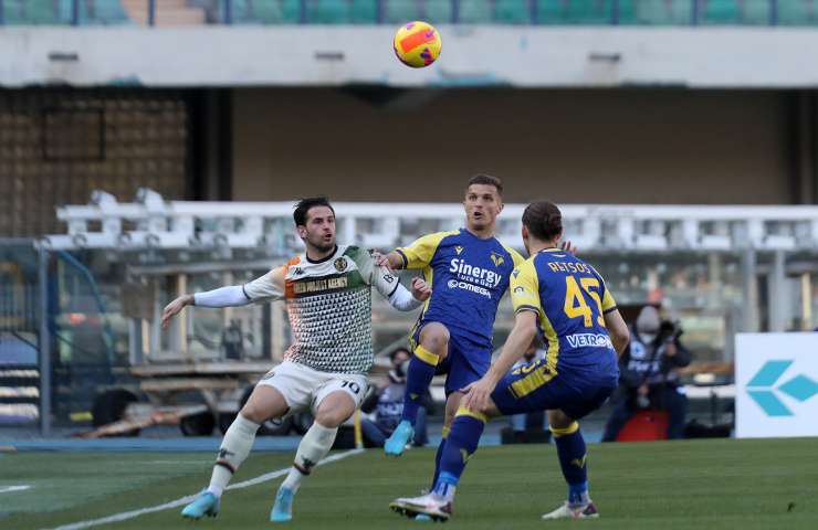 Verona-Venezia pagelle tabellino