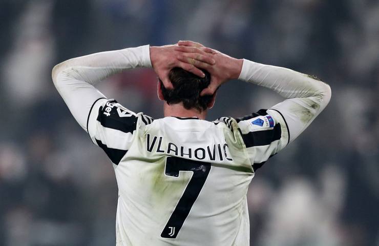 Dusan Vlahovic Fiorentina-Juventus